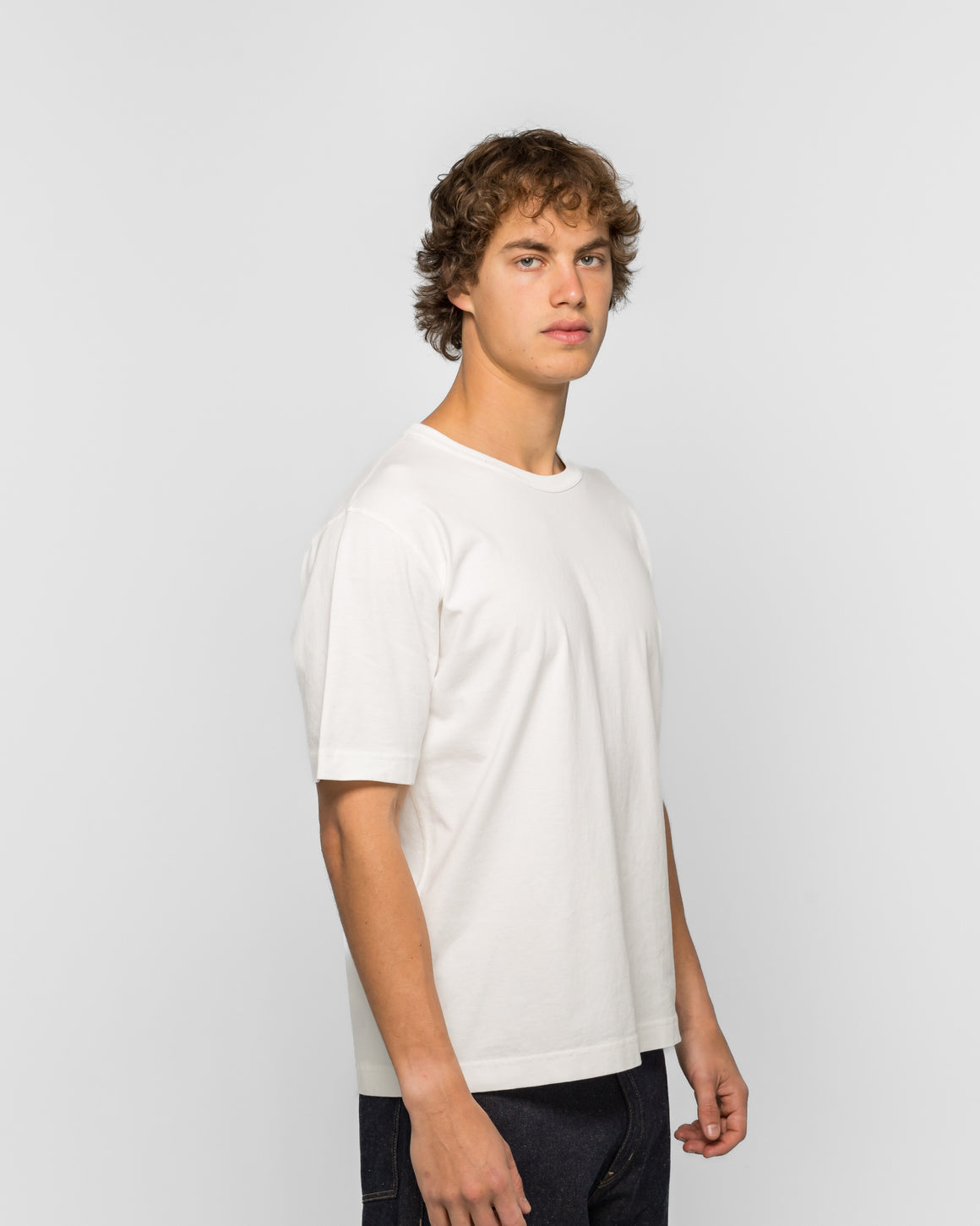 Norse Projects - Elmelunde Soft Compact Cotton T-shirt - White - UP THERE