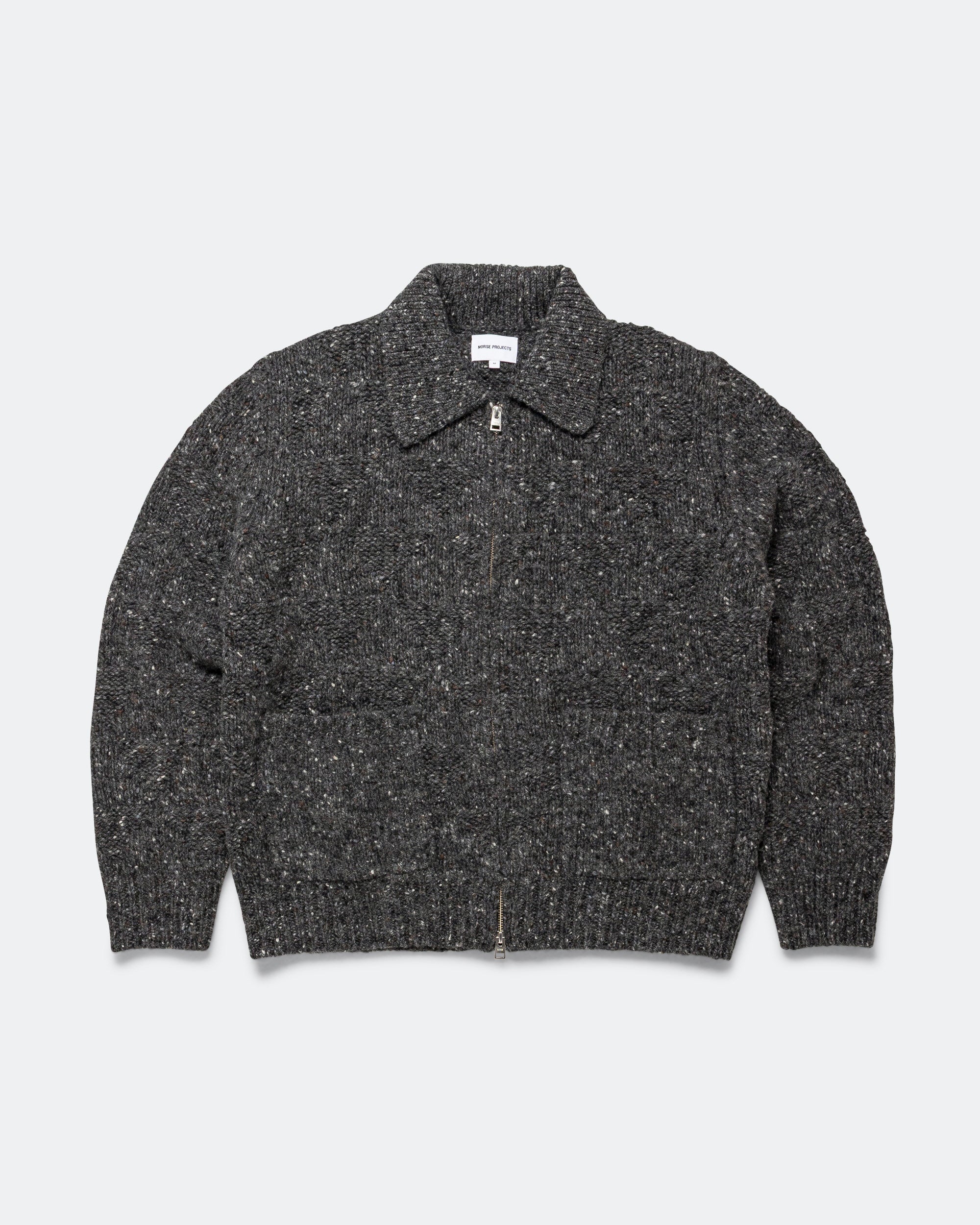 Norse Projects - Erik Donegal Diamond Jacket - Charcoal Grey | UP