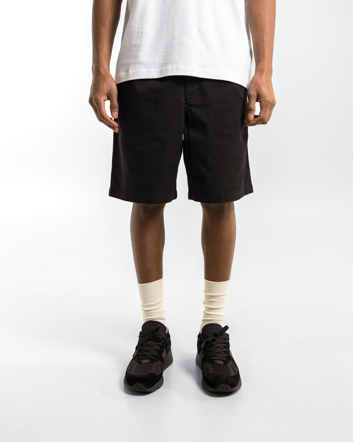 Norse Projects - Ezra Relaxed Organic Stretch Twill Short - Black - UP THERE