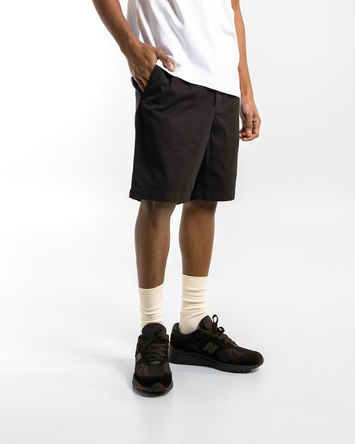 Norse Projects - Ezra Relaxed Organic Stretch Twill Short - Black - UP THERE
