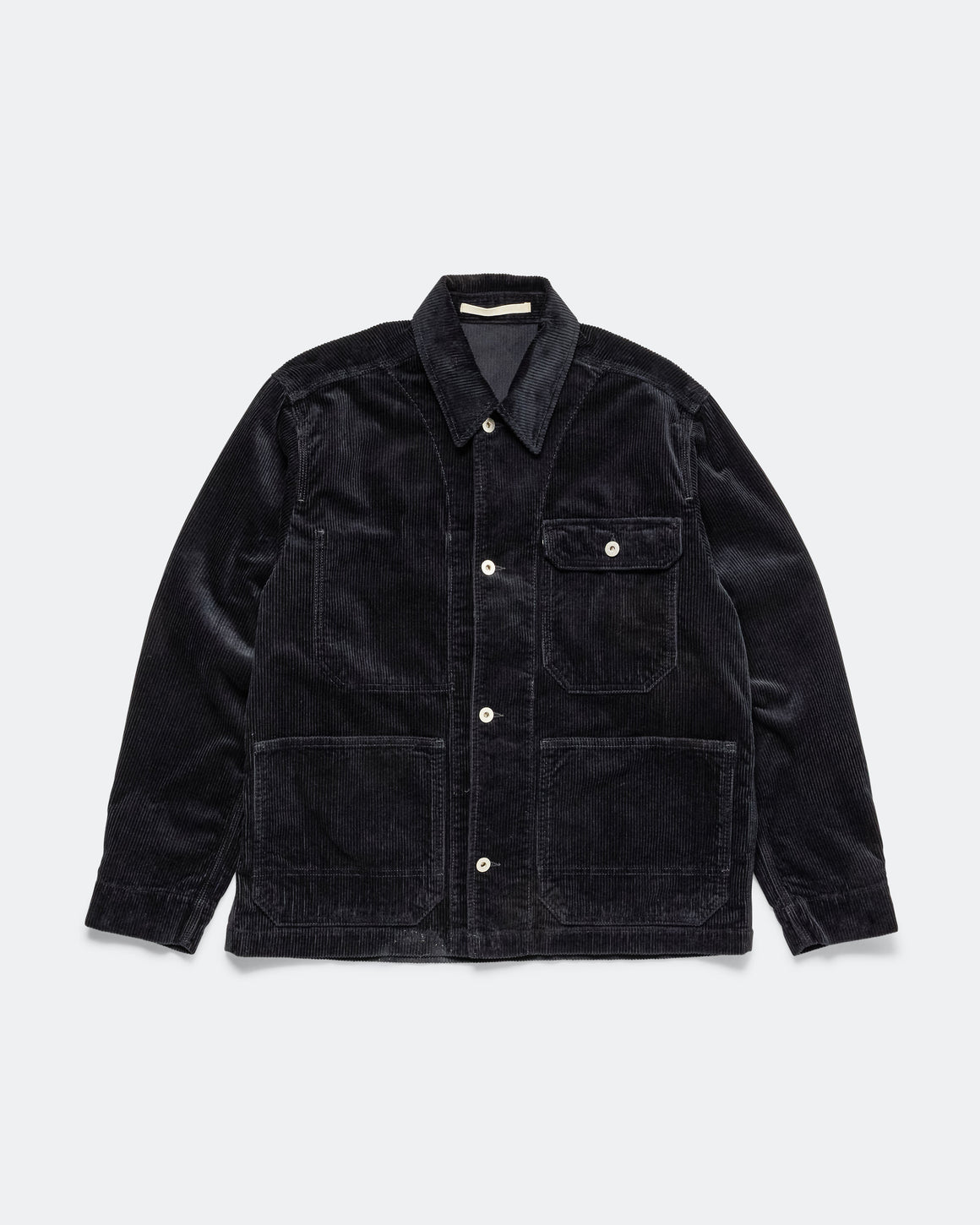 Norse Projects - Folke Wide Corduroy Chore Jacket - Dark Navy - UP THERE