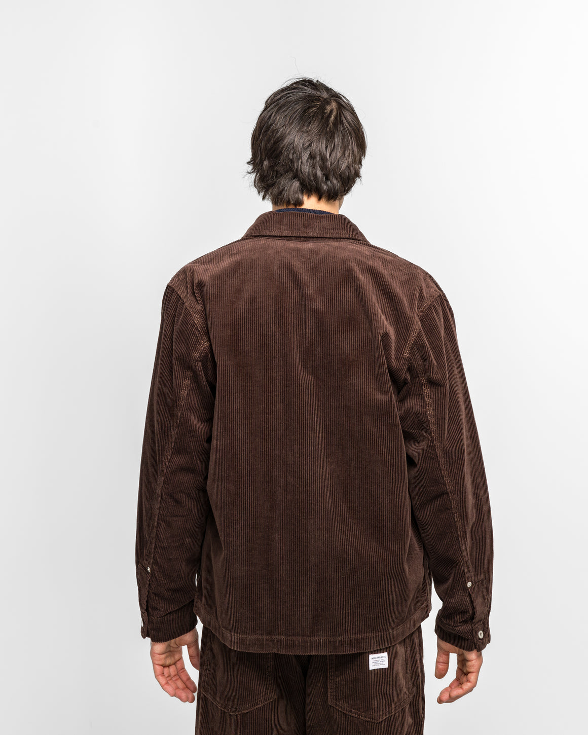 Norse Projects - Folke Wide Corduroy Chore Jacket - Espresso - UP THERE