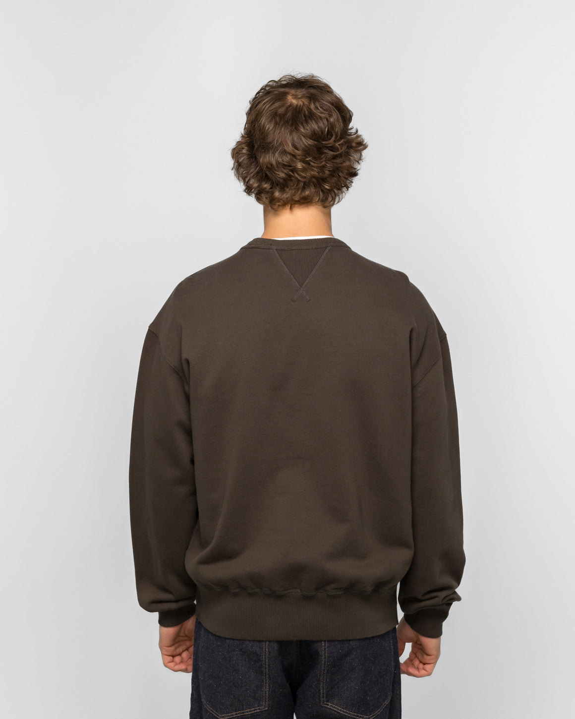Norse Projects - Gilja Brushed Diagonal Cotton Fleece Sweatshirt - Beech Green - UP THERE