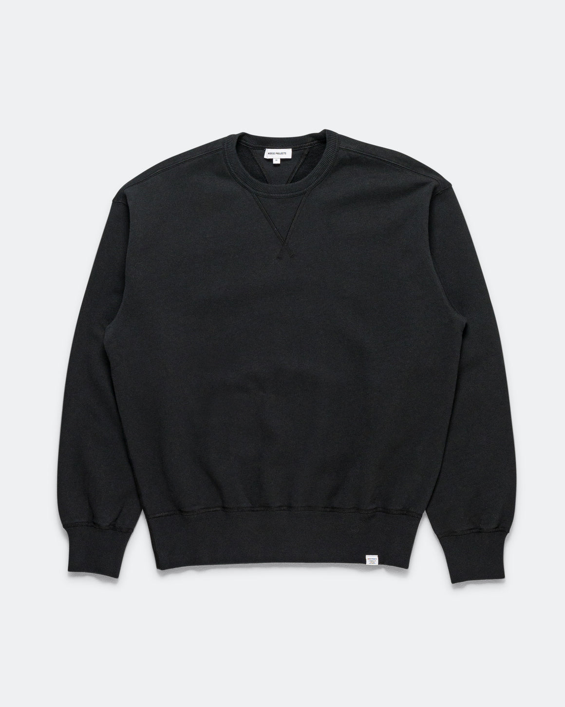 Norse Projects - Gilja Brushed Diagonal Cotton Fleece Sweatshirt - Black - UP THERE