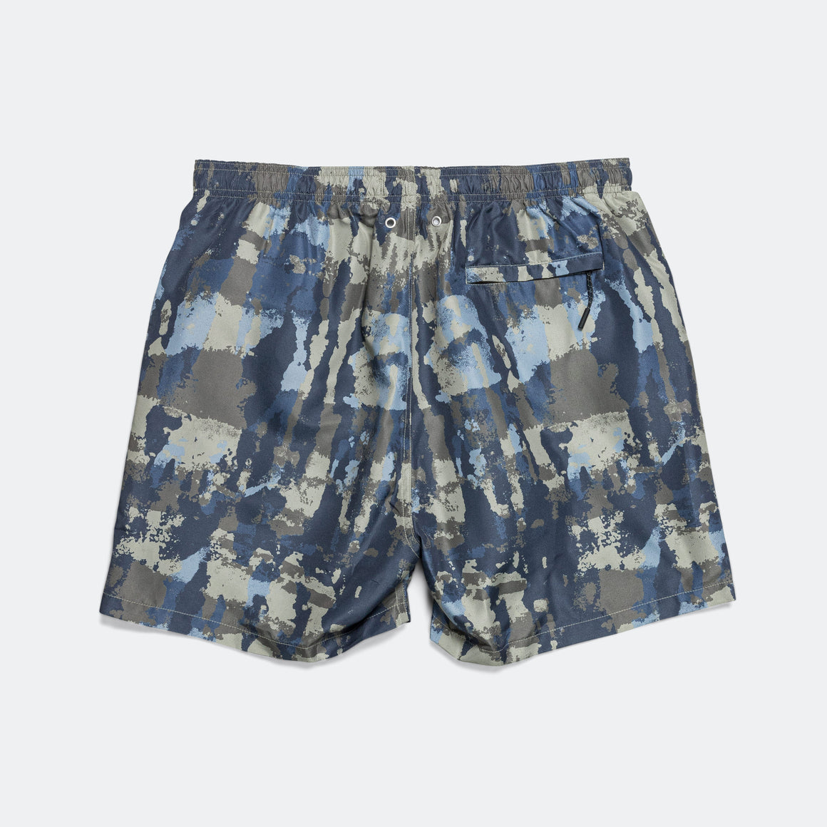 Norse Projects - Hauge Printed Swimmers - Steel Blue - UP THERE