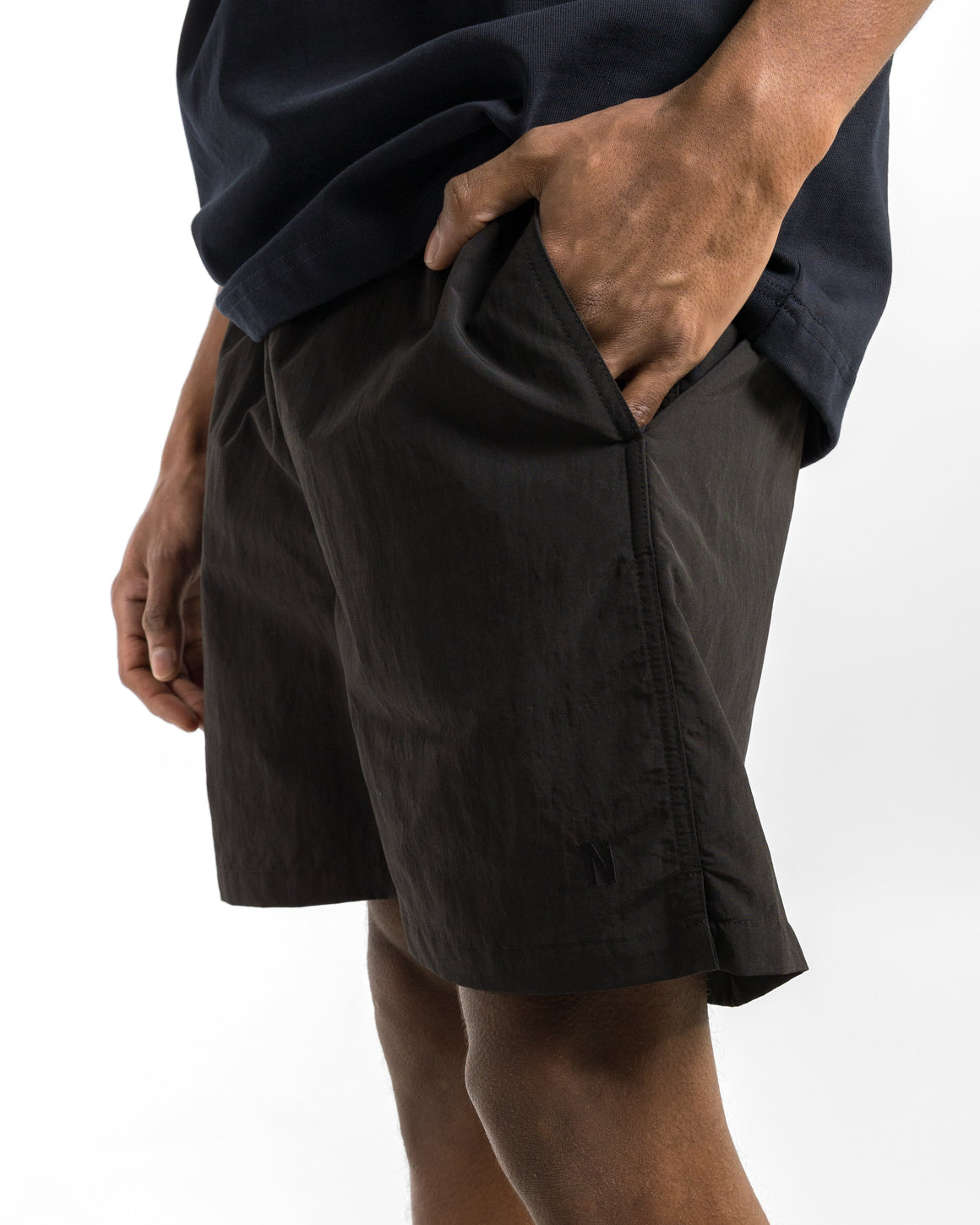 Norse Projects - Hauge Recycled Nylon Swimmers - Black - UP THERE