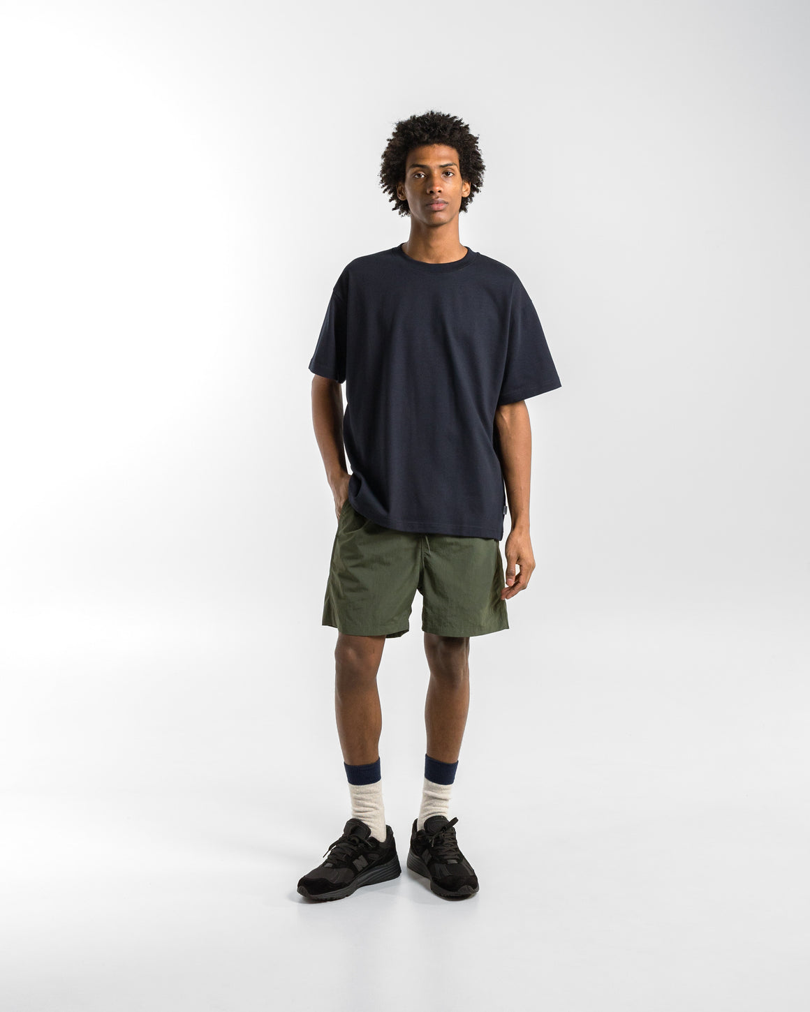 Norse Projects - Hauge Recycled Nylon Swimmers - Spruce Green - UP THERE