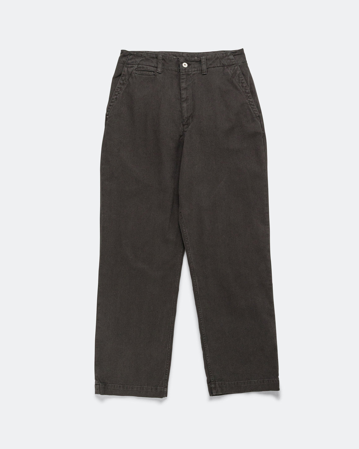 Norse Projects - Hengifoss High Waist Heavy Twill Trouser - Black - UP THERE