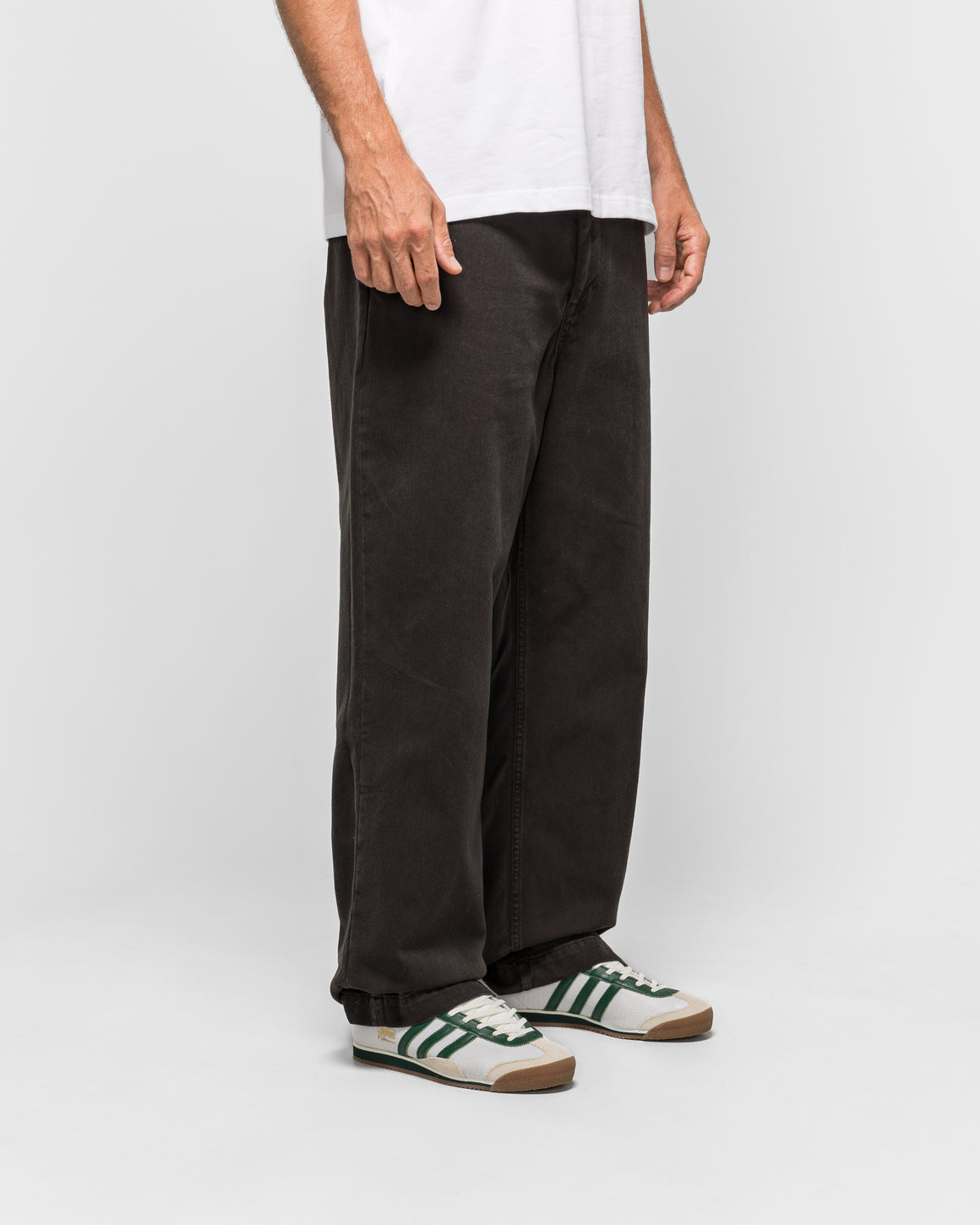 Norse Projects - Hengifoss High Waist Heavy Twill Trouser - Black - UP THERE