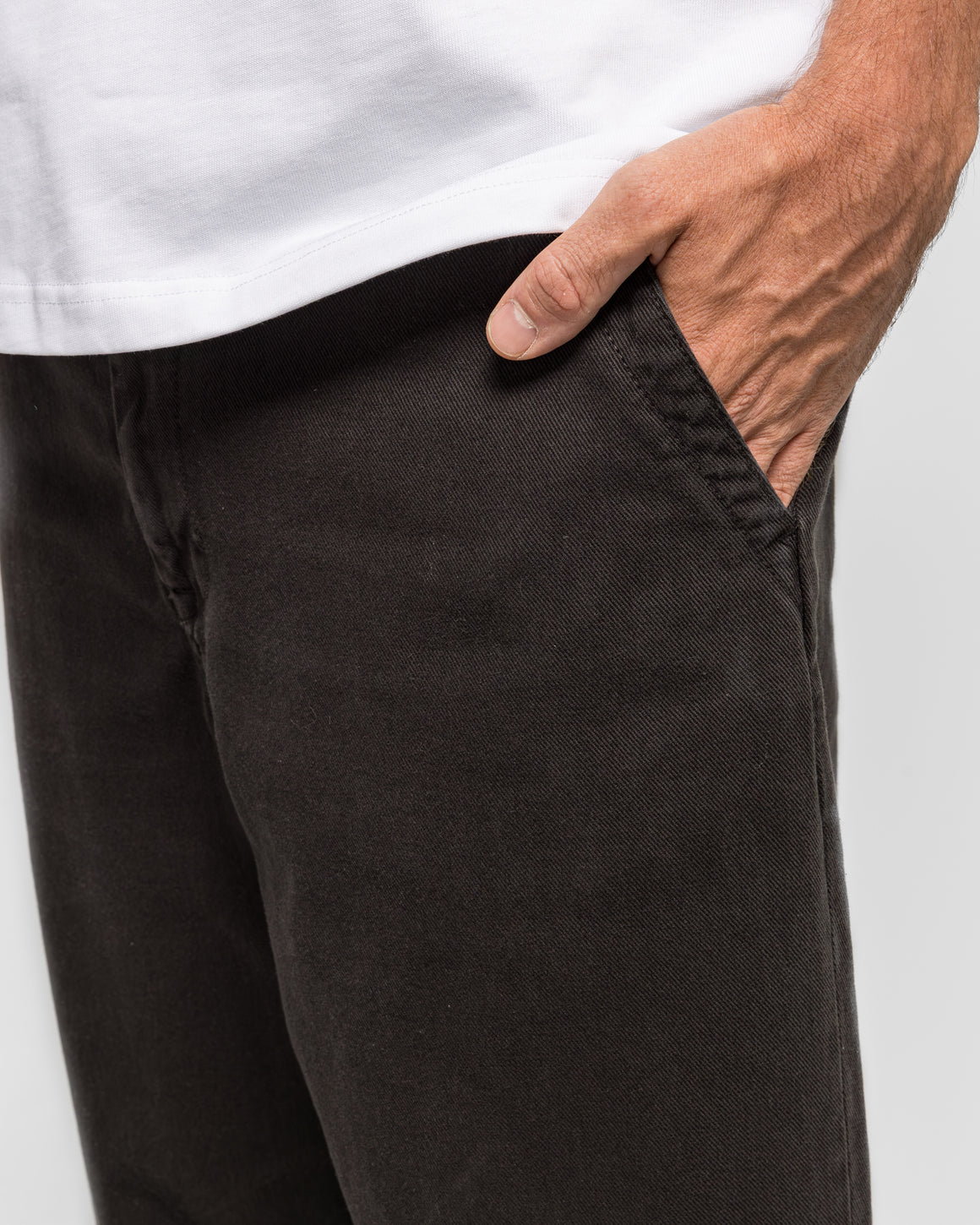 Norse Projects - Hengifoss High Waist Heavy Twill Trouser - Black - UP THERE