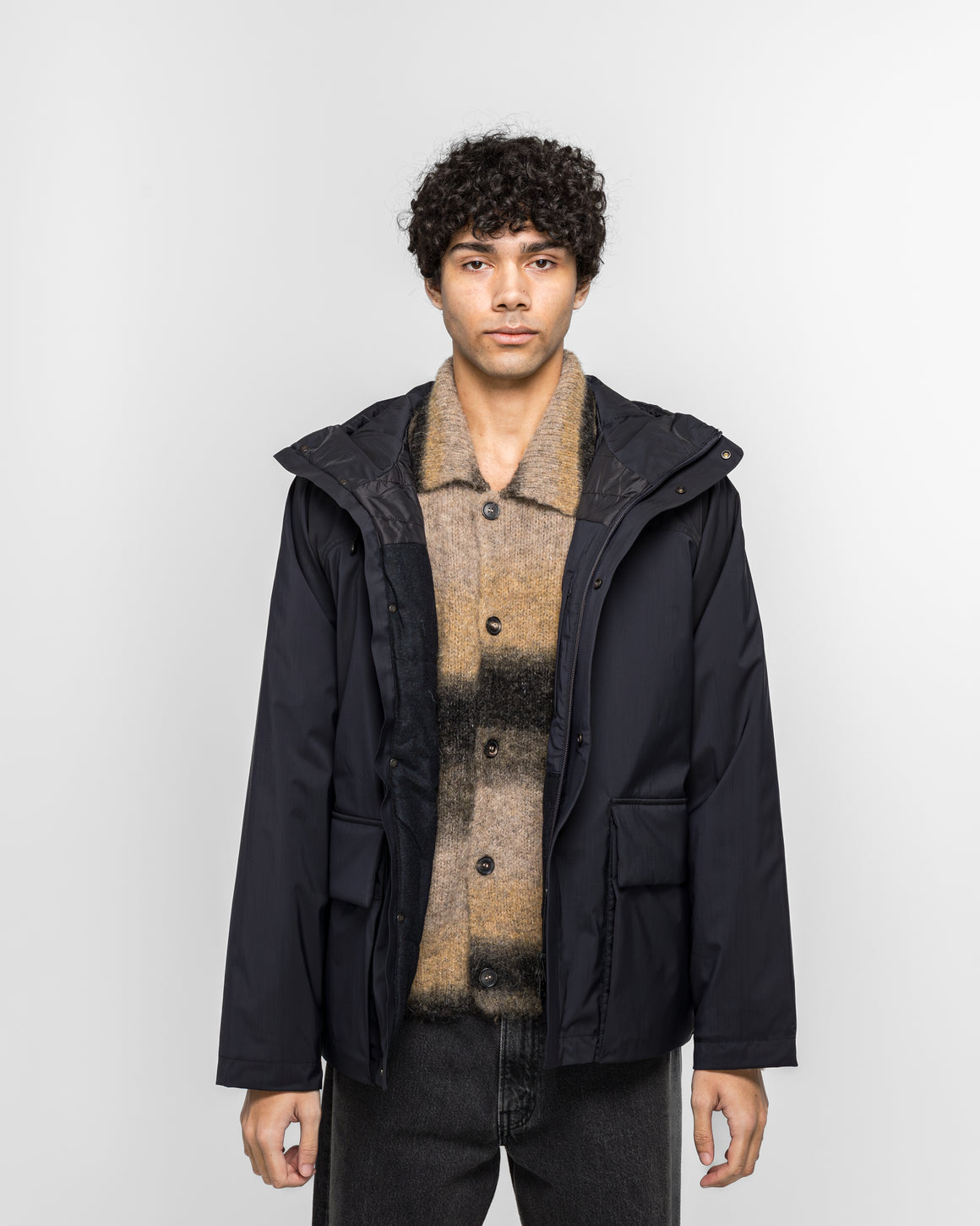 Norse Projects - Herluf Alpinix Smart Merino Jacket - Dark Navy - UP THERE