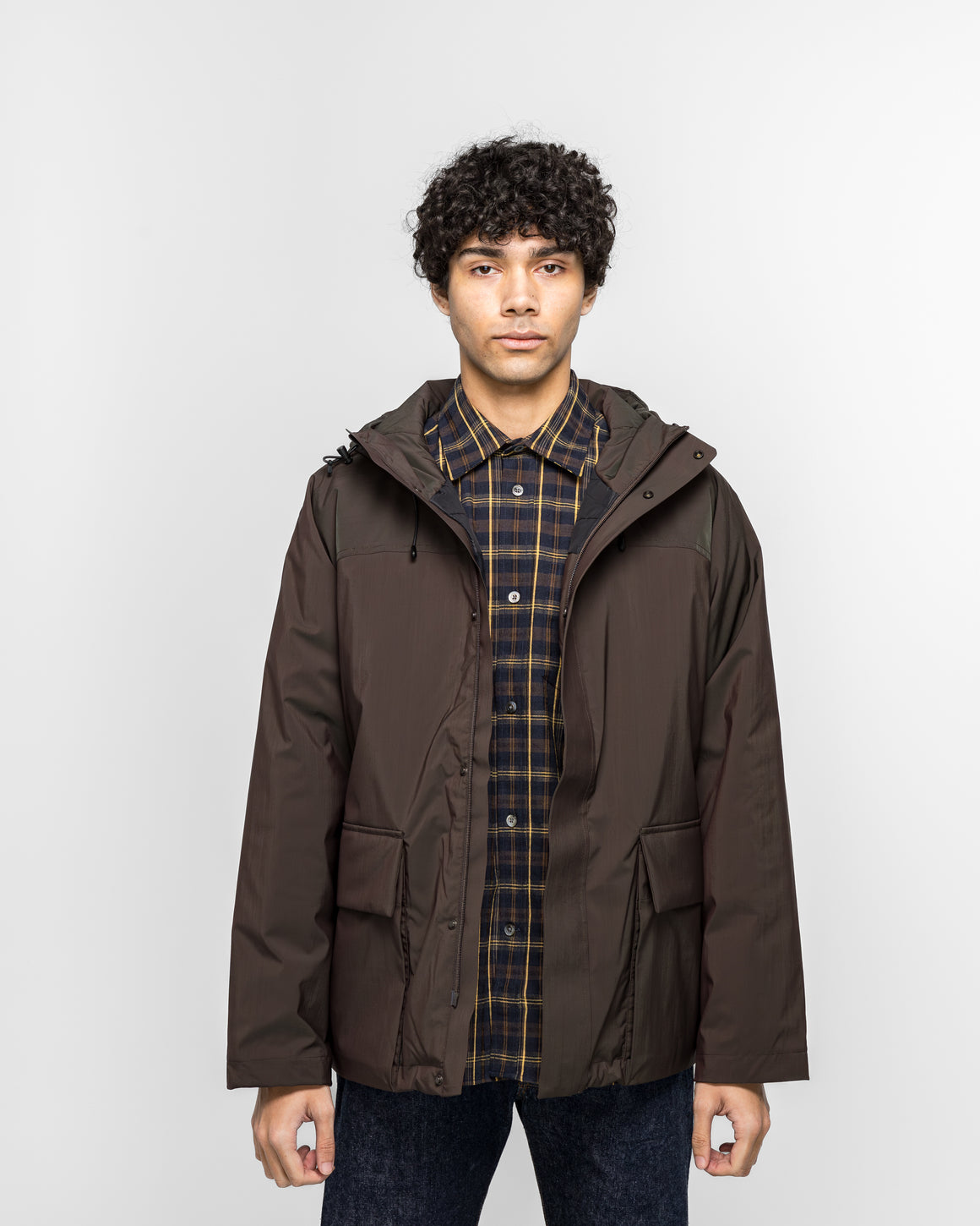 Norse Projects - Herluf Alpinix Smart Merino Jacket - Seal Brown - UP THERE