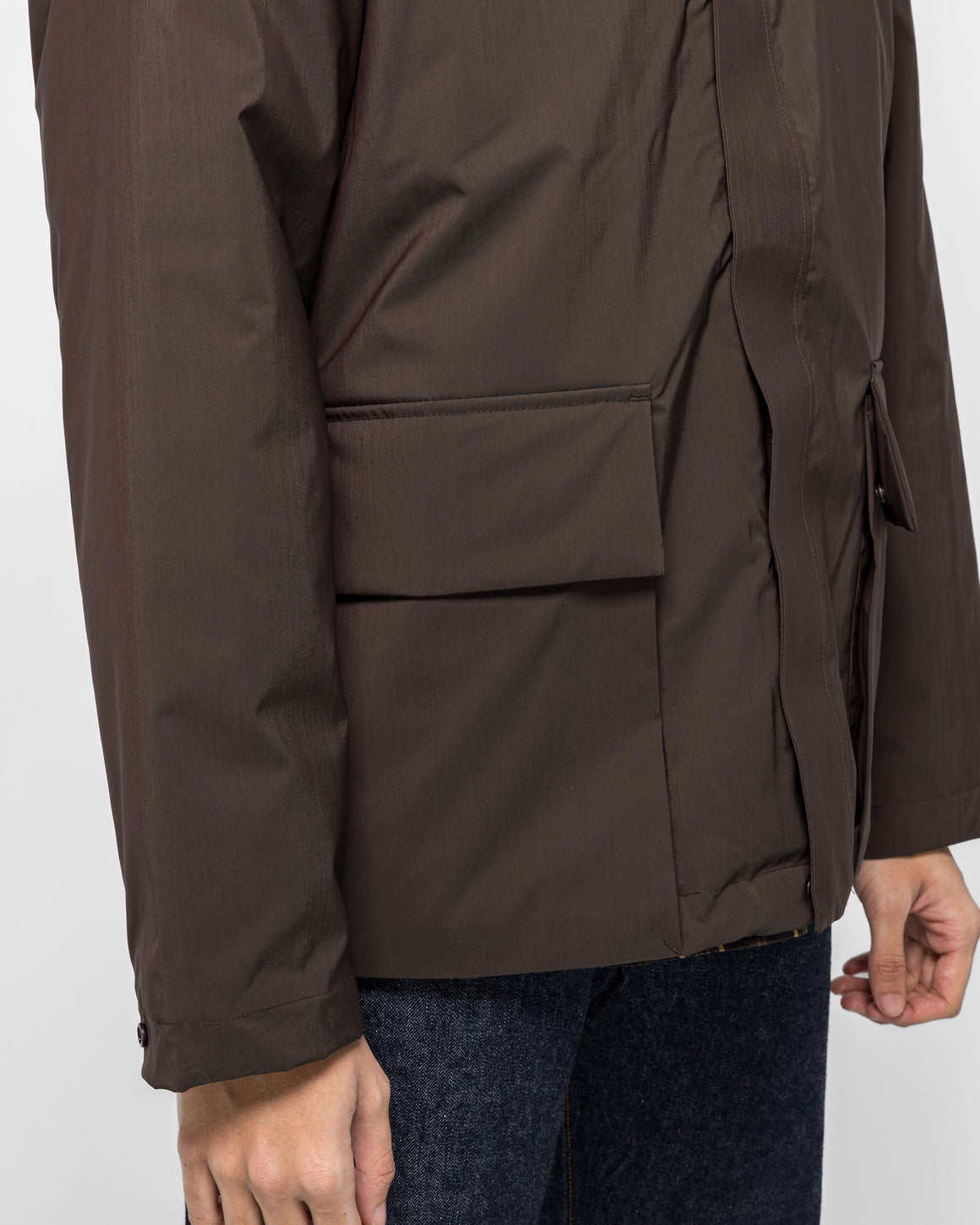 Norse Projects - Herluf Alpinix Smart Merino Jacket - Seal Brown - UP THERE