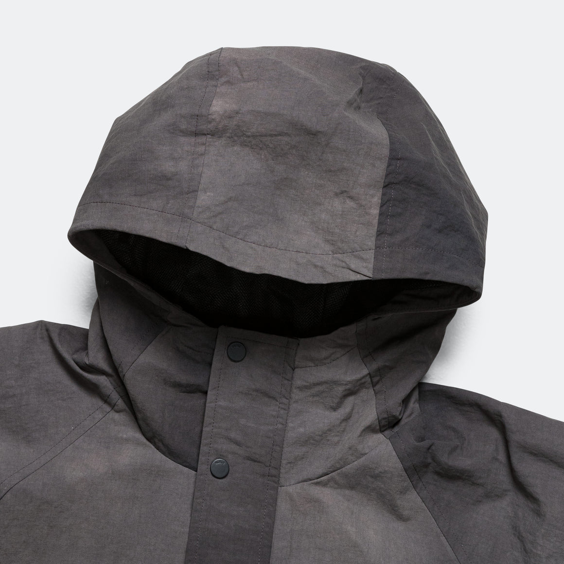 Norse Projects - Herluf Wave Dye Nylon Windbreaker - Black - UP THERE