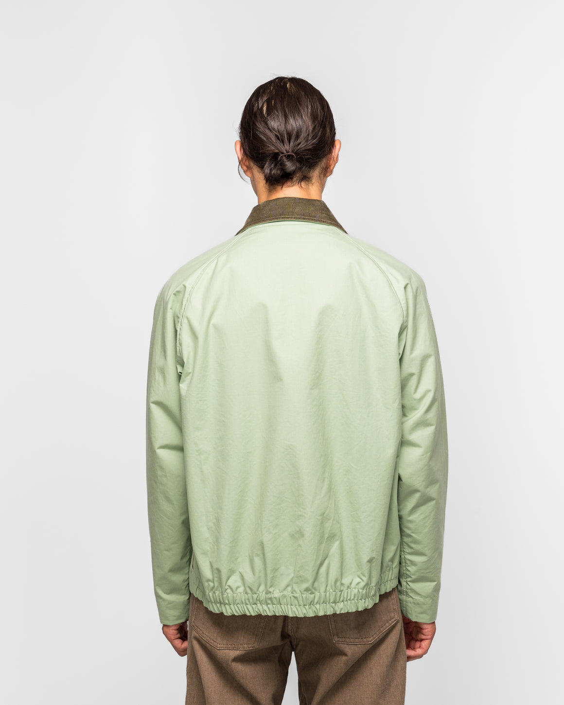 Norse Projects - Holmen Wax Raglan Light Jacket - Basil - UP THERE