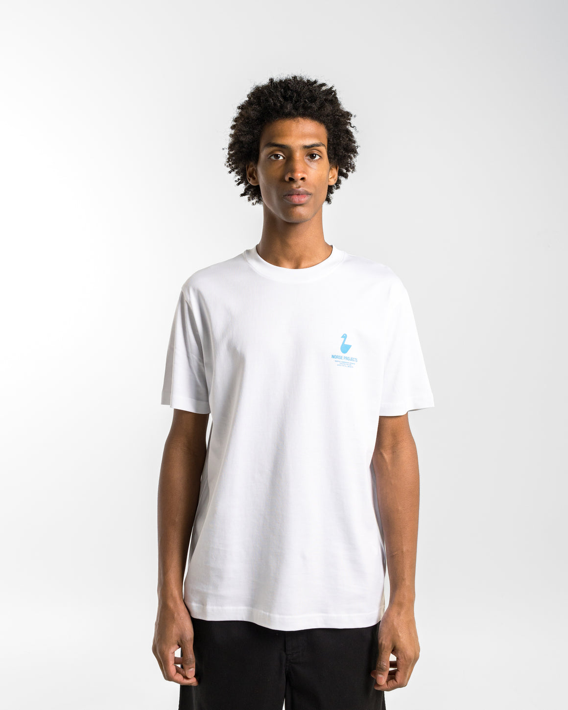 Norse Projects - Johannes Organic The Lakes Print T-Shirt - White - UP THERE