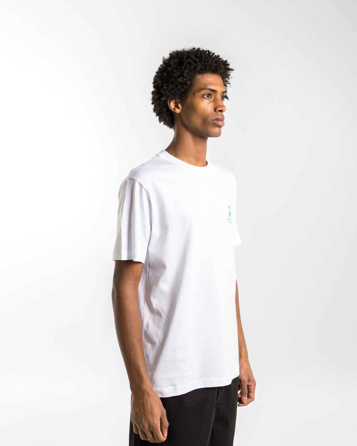Norse Projects - Johannes Organic The Lakes Print T-Shirt - White - UP THERE