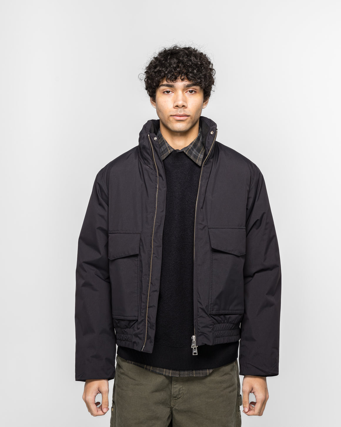 Norse Projects - Kastrup Gore-Tex Windstopper Bomber Jacket - Black - UP THERE