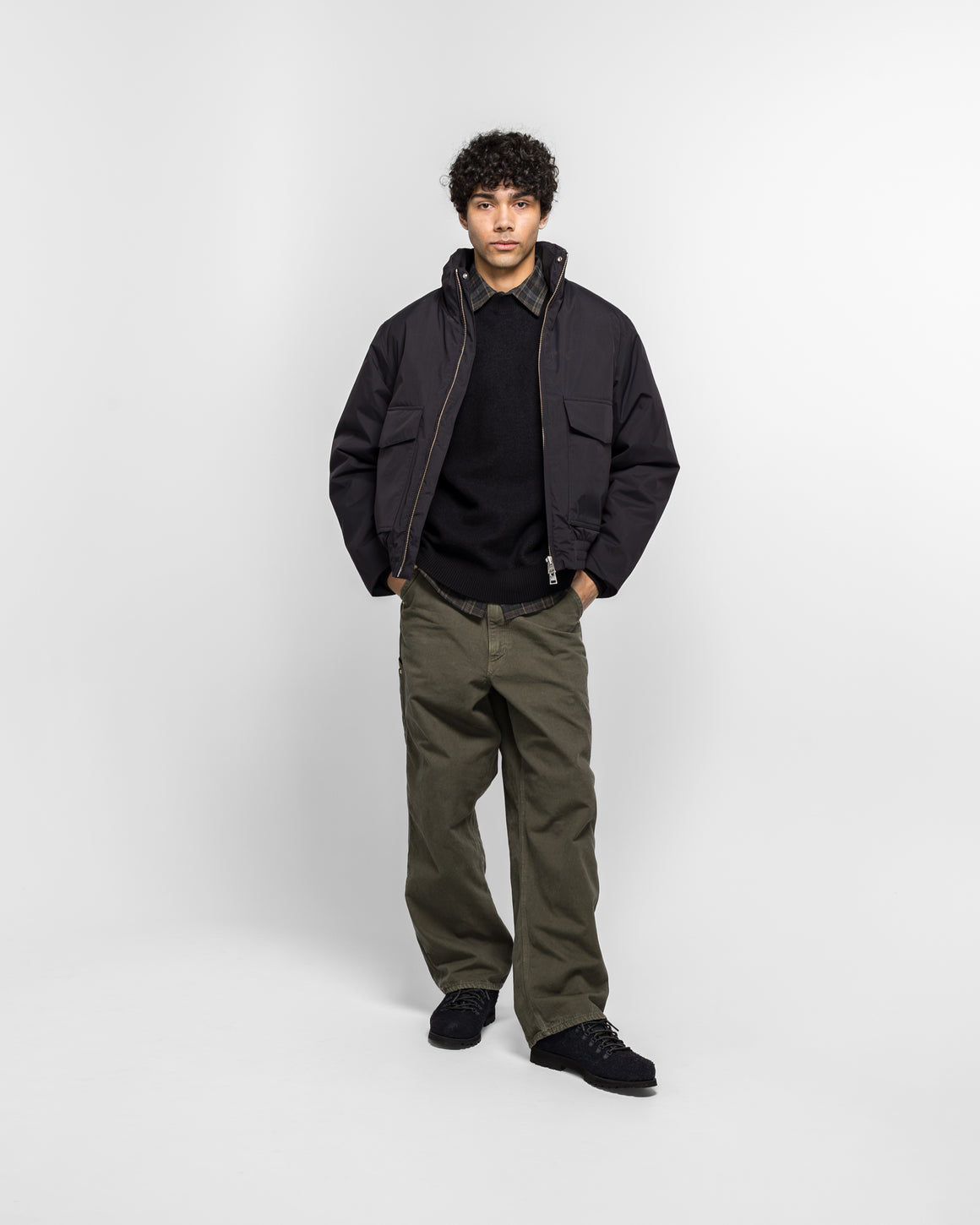 Norse Projects - Kastrup Gore-Tex Windstopper Bomber Jacket - Black - UP THERE