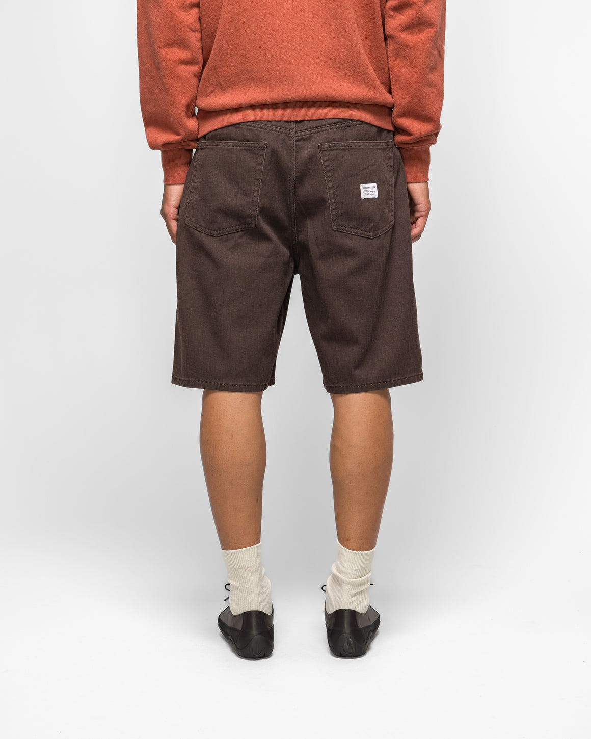 Norse Projects - Korshavn Relaxed 5 Pocket Resist Dyed Twill Short - Shale - UP THERE