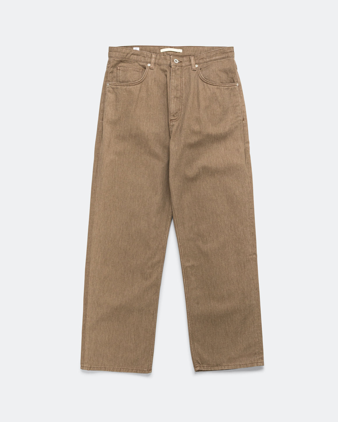 Norse Projects - Korshavn Relaxed 5 Pocket Resist Dyed Twill - Walnut - UP THERE
