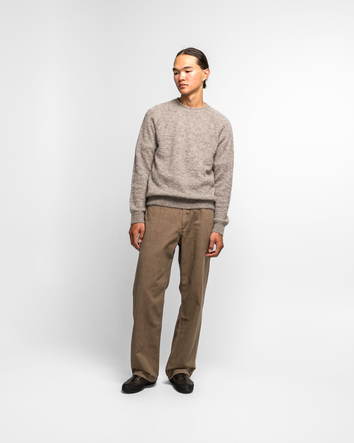 Norse Projects - Korshavn Relaxed 5 Pocket Resist Dyed Twill - Walnut - UP THERE