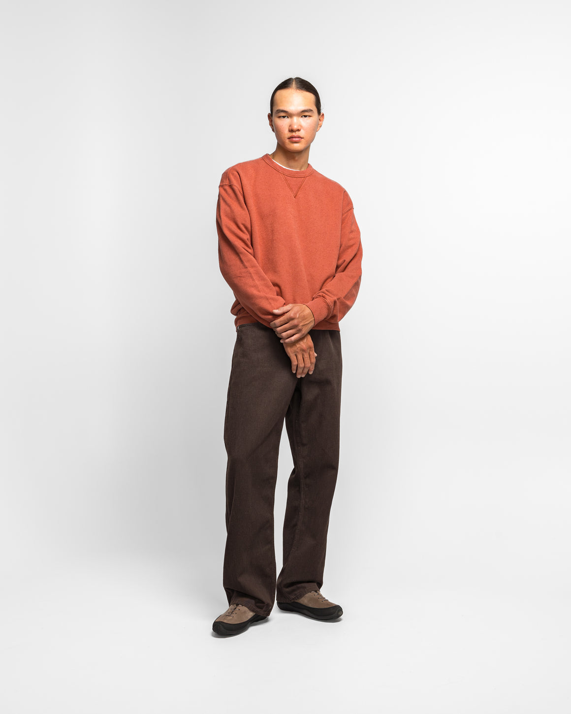 Norse Projects - Kulhuse Cotton Linen Loopback Sweatshirt - Cowhide - UP THERE
