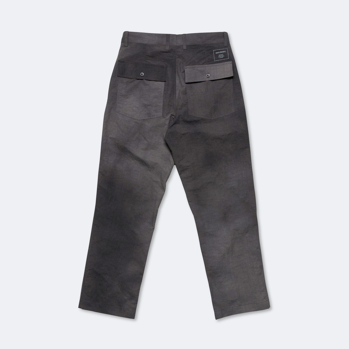 Norse Projects - Lukas Relaxed Wave Dye Trouser - Black - UP THERE
