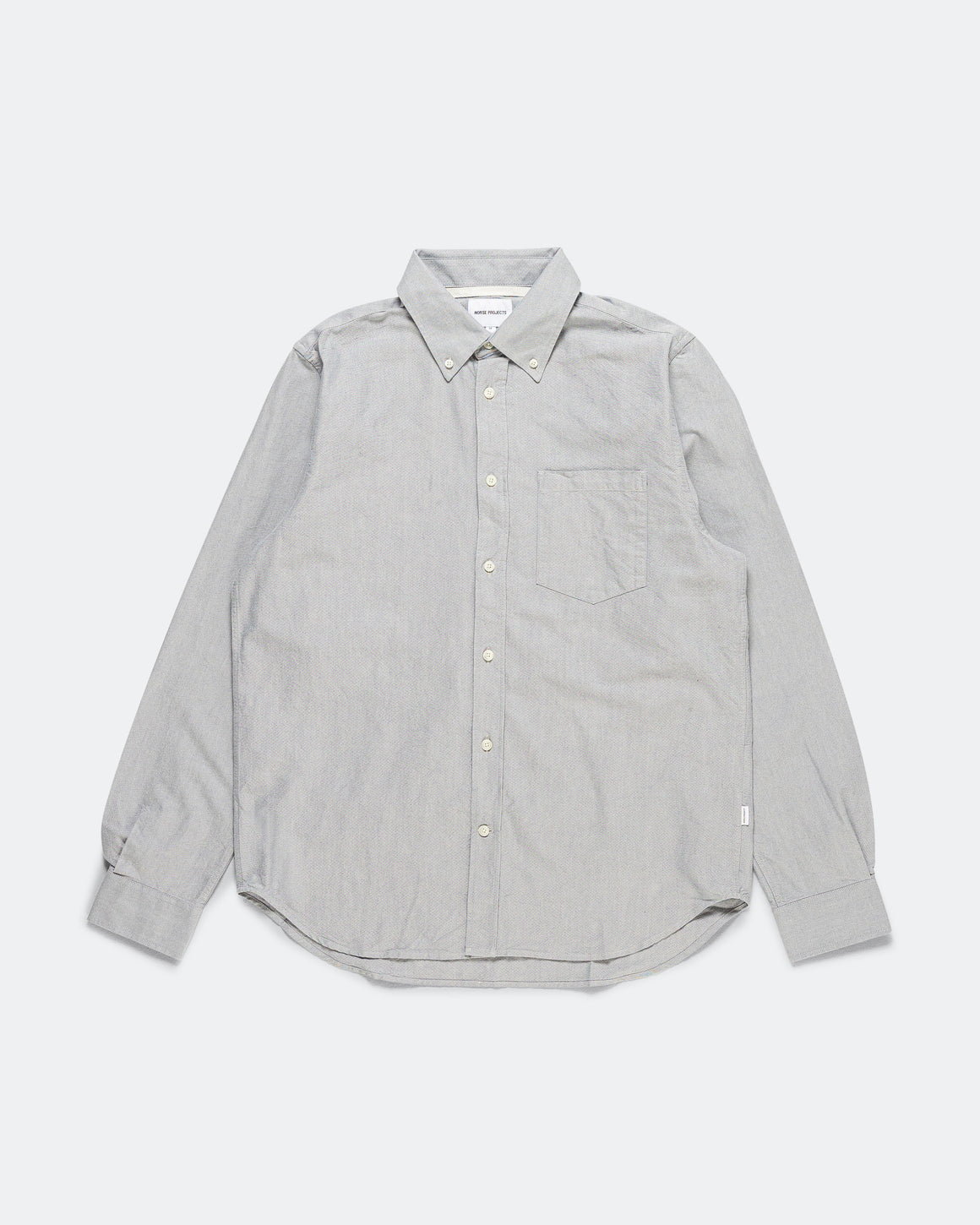 Norse Projects - Lyngkrog Regular Oxford BD Shirt - Aleutian Blue - UP THERE