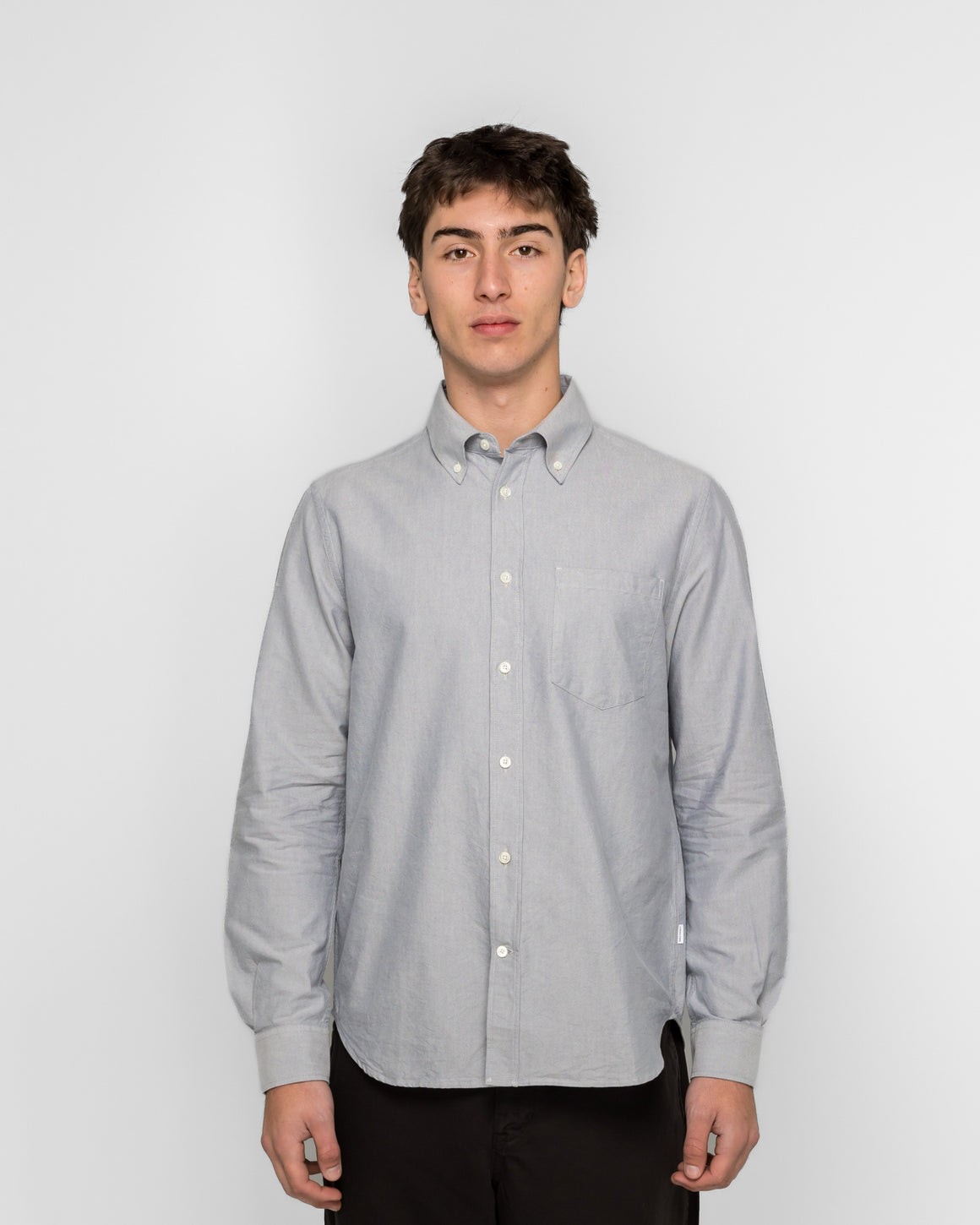 Norse Projects - Lyngkrog Regular Oxford BD Shirt - Aleutian Blue - UP THERE
