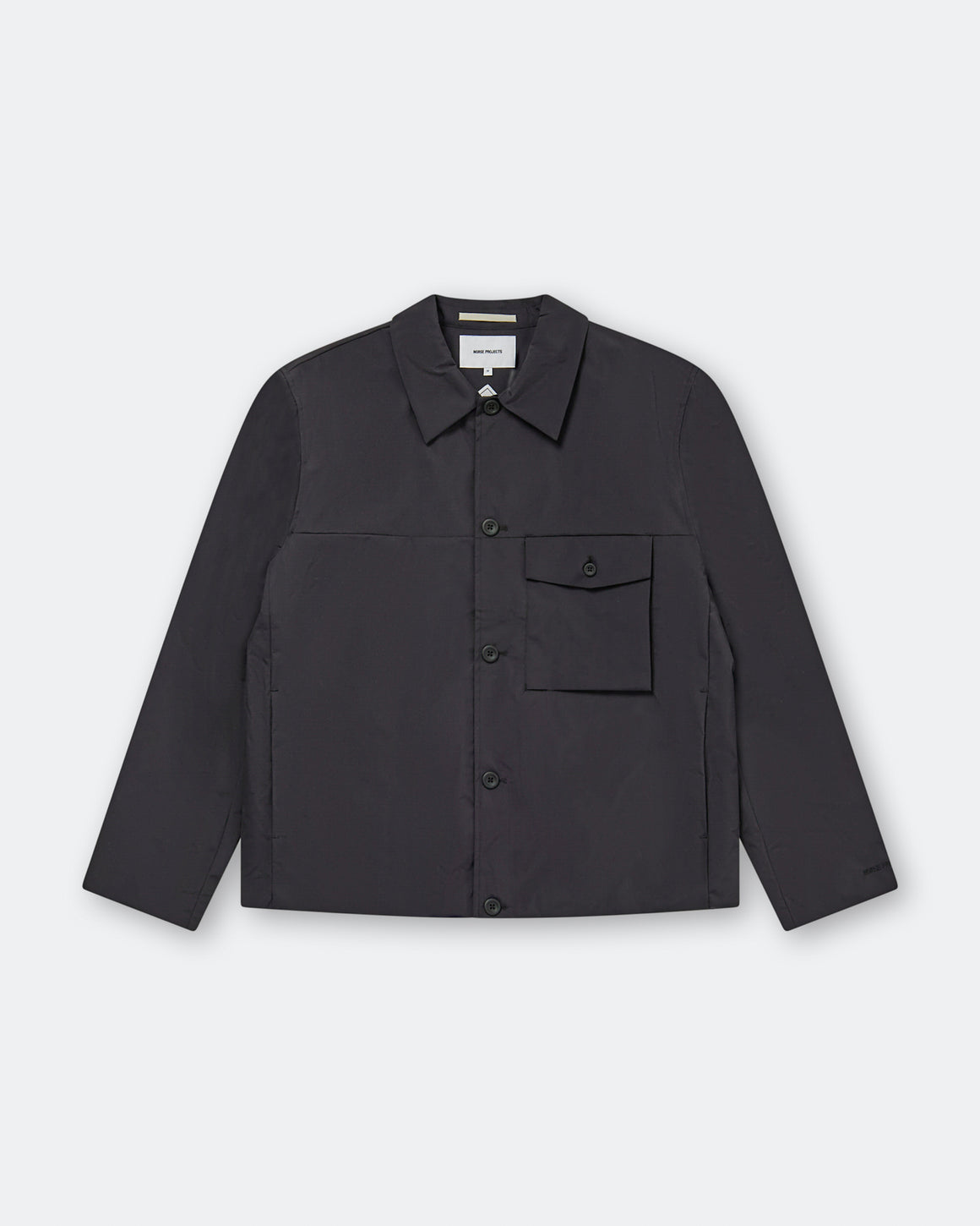 Norse Projects - Marcus Windstopper Overshirt - Black - UP THERE