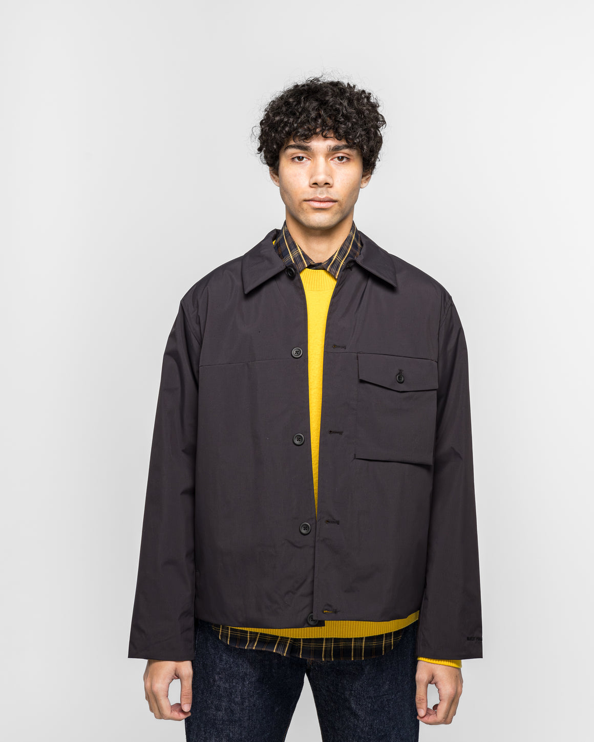 Norse Projects - Marcus Windstopper Overshirt - Black - UP THERE