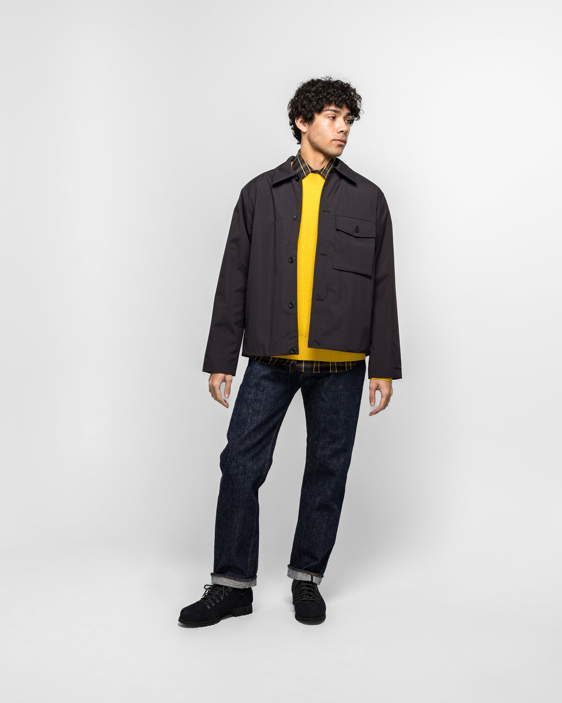 Norse Projects - Marcus Windstopper Overshirt - Black - UP THERE