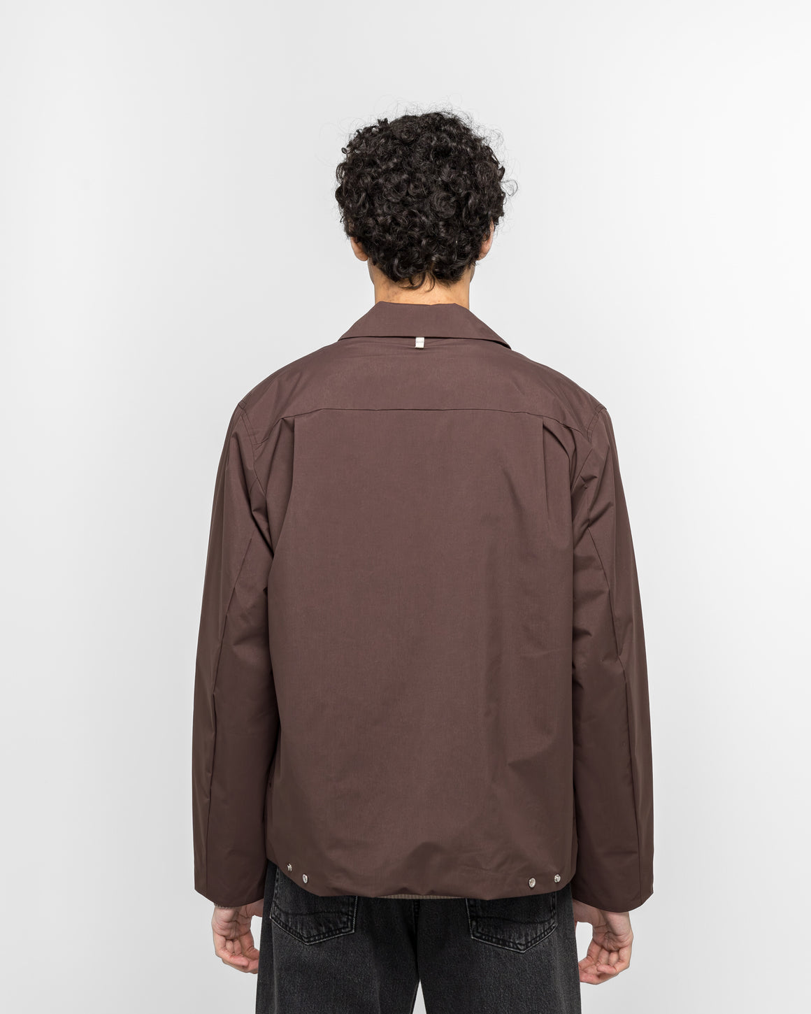 Norse Projects - Marcus Windstopper Overshirt - Seal Brown - UP THERE