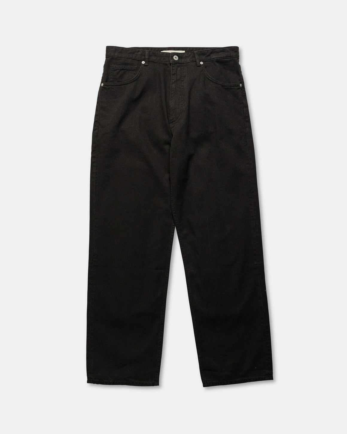 Norse Projects - Mogens Relaxed 5 Pocket Heavy Twill - Black - UP THERE