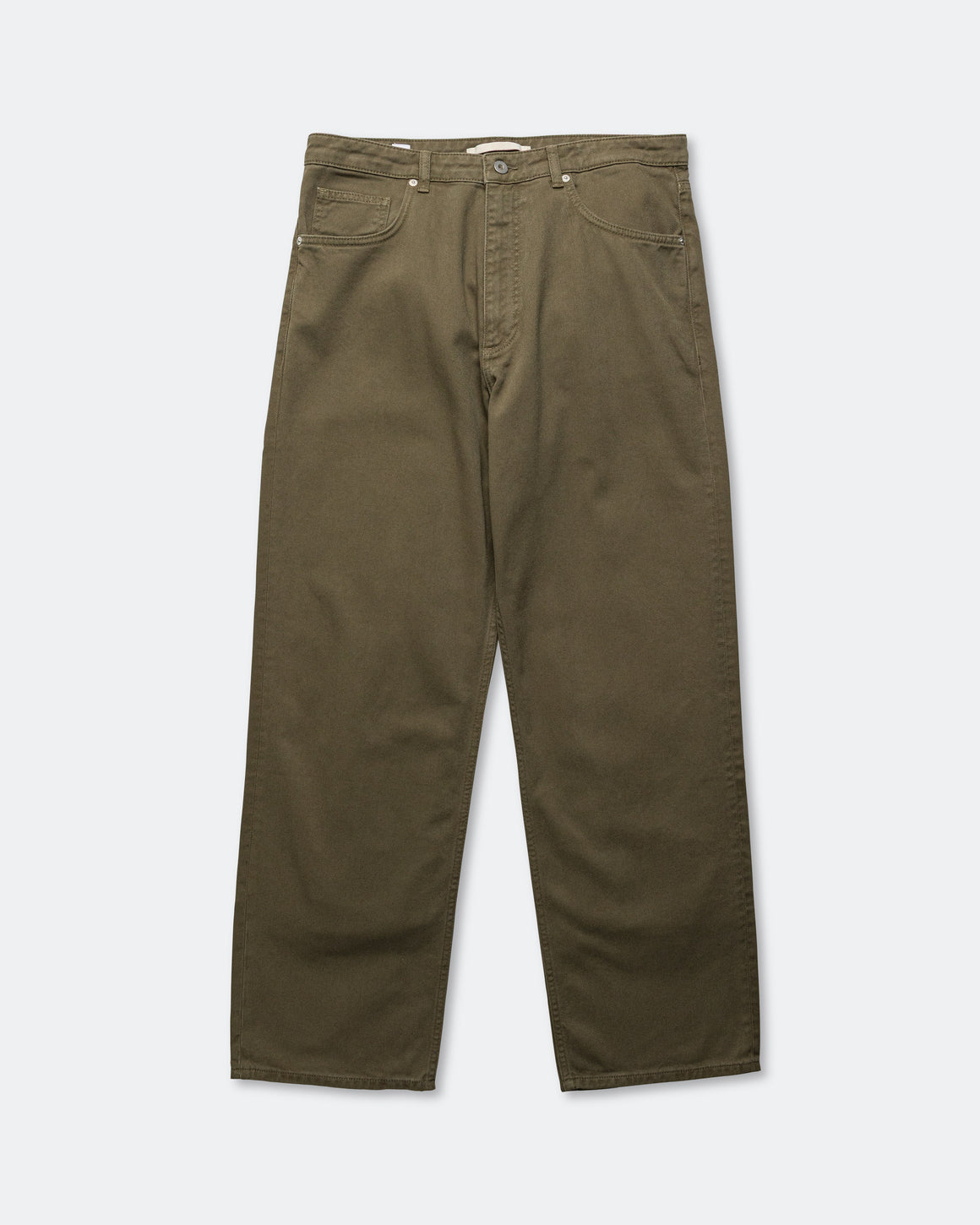 Norse Projects - Mogens Relaxed 5 Pocket Heavy Twill - Olive Night - UP THERE