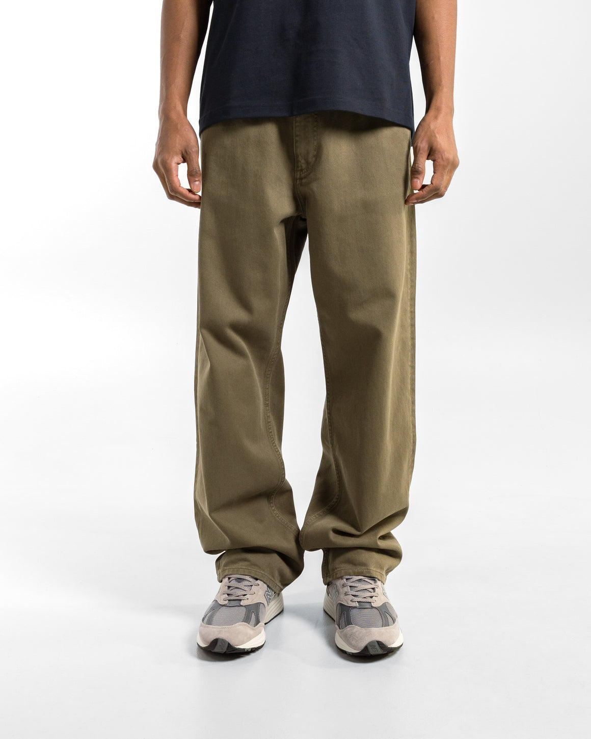 Norse Projects - Mogens Relaxed 5 Pocket Heavy Twill - Olive Night - UP THERE