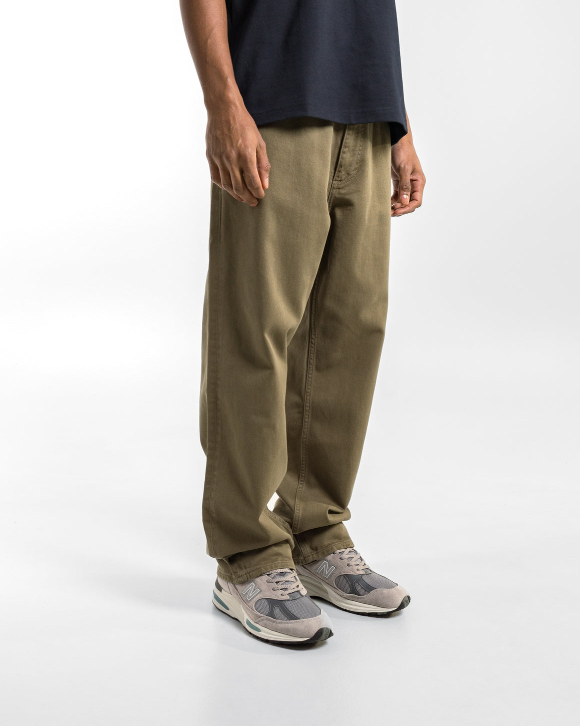 Norse Projects - Mogens Relaxed 5 Pocket Heavy Twill - Olive Night - UP THERE