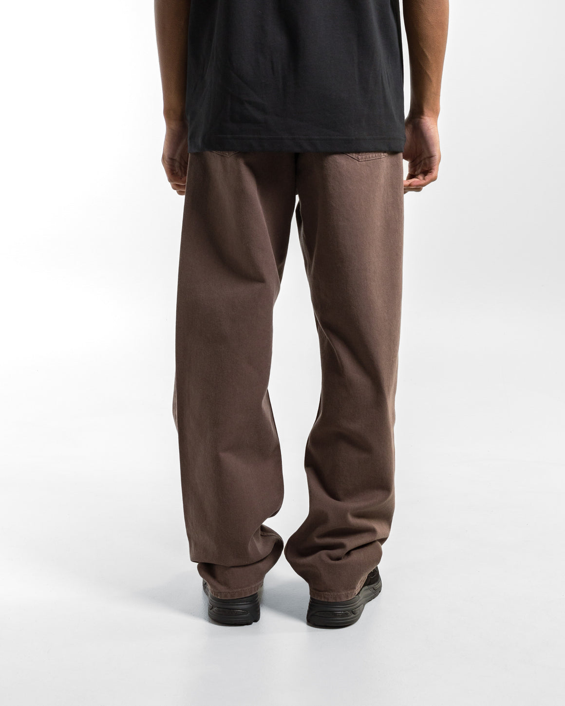 Norse Projects - Mogens Relaxed 5 Pocket Heavy Twill - Seal Brown - UP THERE