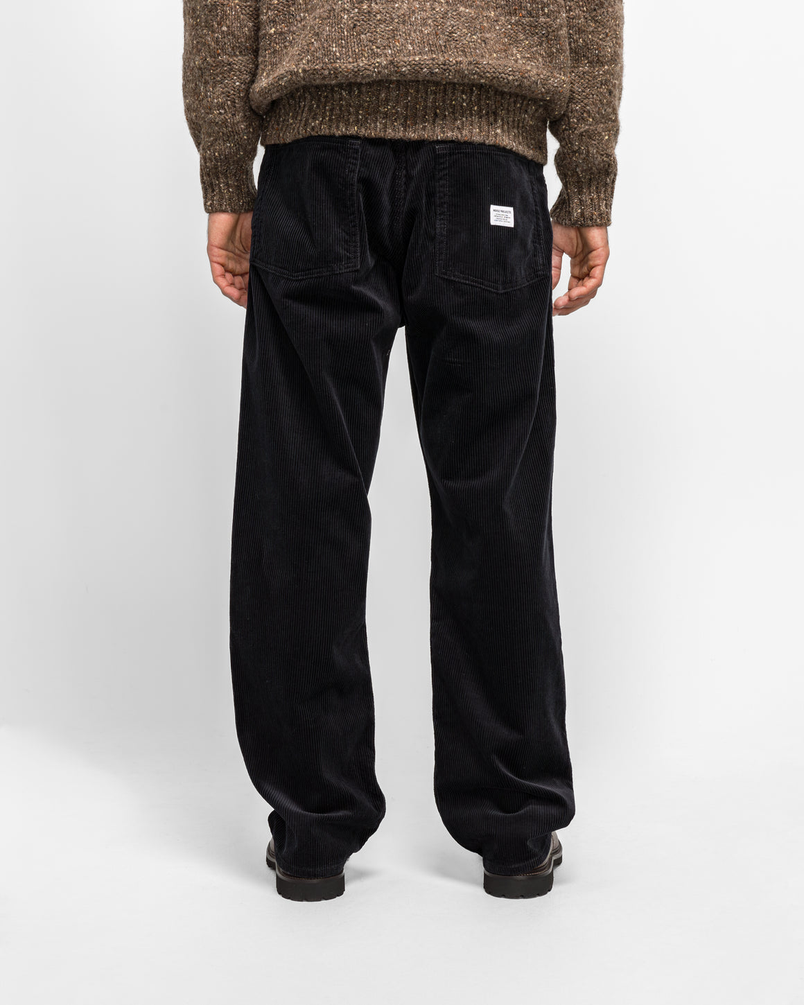 Norse Projects - Mogens Relaxed 5 Pocket Wide Wale Corduroy - Dark Navy - UP THERE
