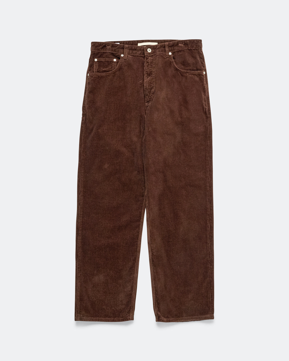 Norse Projects - Mogens Relaxed 5 Pocket Wide Wale Corduroy - Espresso - UP THERE