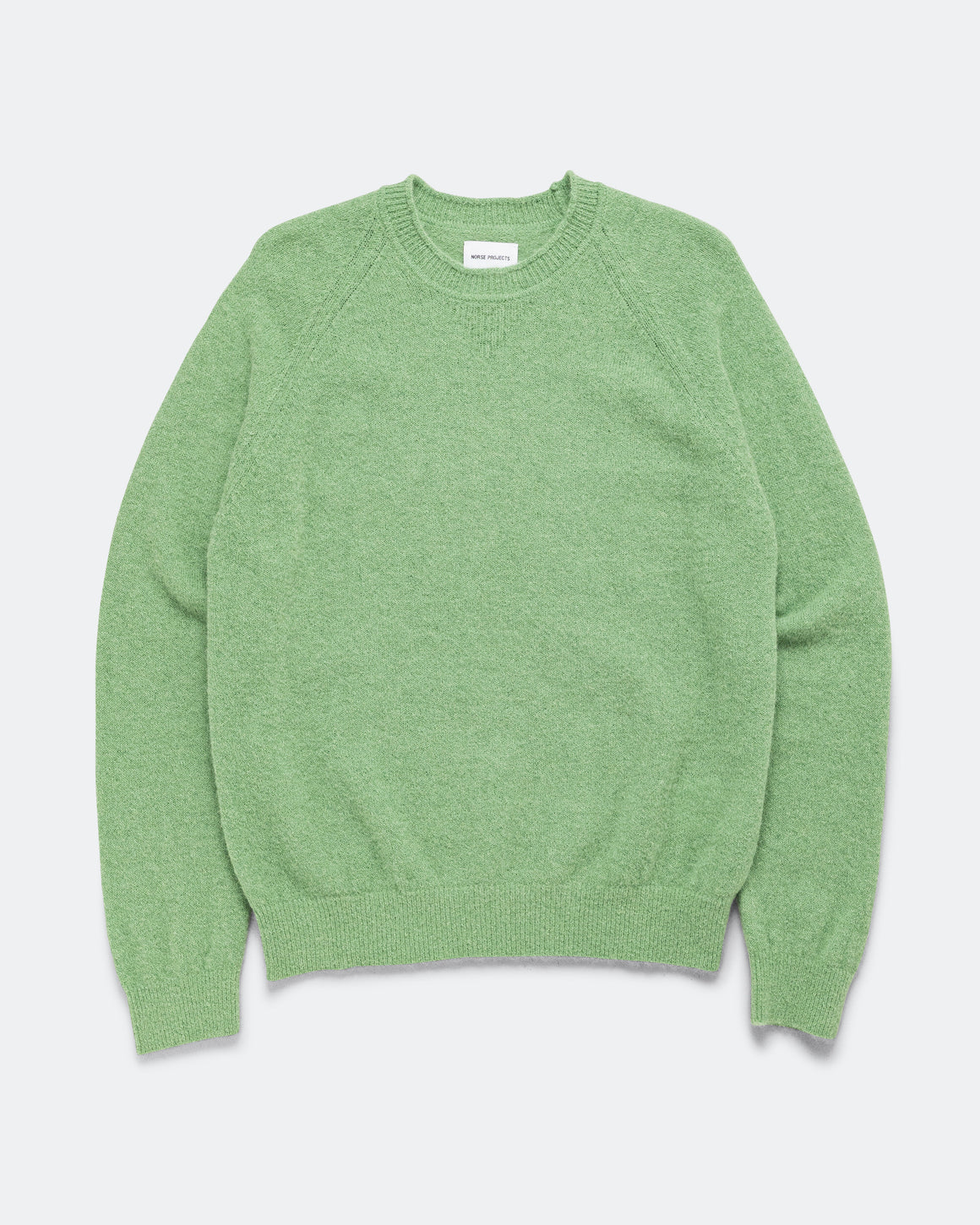 Norse Projects - Nordrevik Baby Alpaca Sweater - Peapod - UP THERE