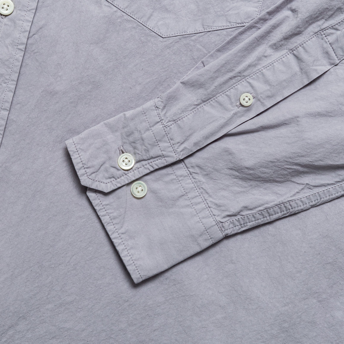 Norse Projects - Ole Cotton Tencel Shirt - Crocus Purple - UP THERE