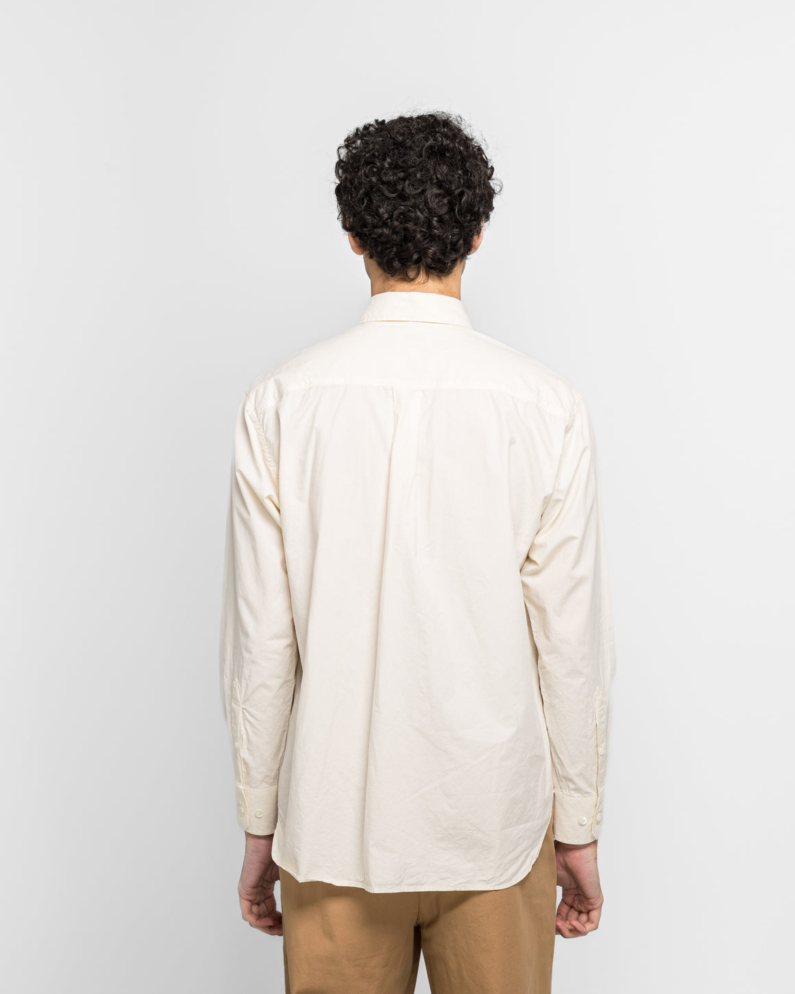 Norse Projects - Ole Fatigue Cotton Tencel Shirt - Oatmeal - UP THERE