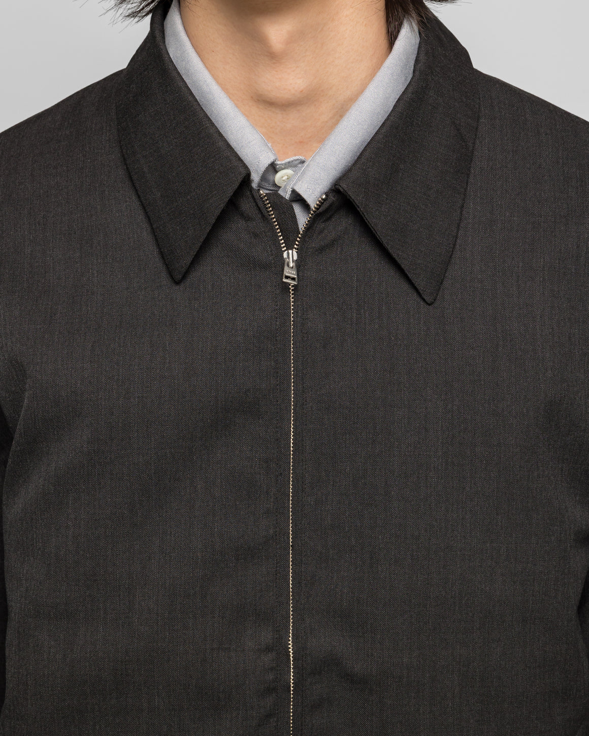 Norse Projects - Raabjerg Easy Worsted Wool Jacket - Charcoal Grey - UP THERE