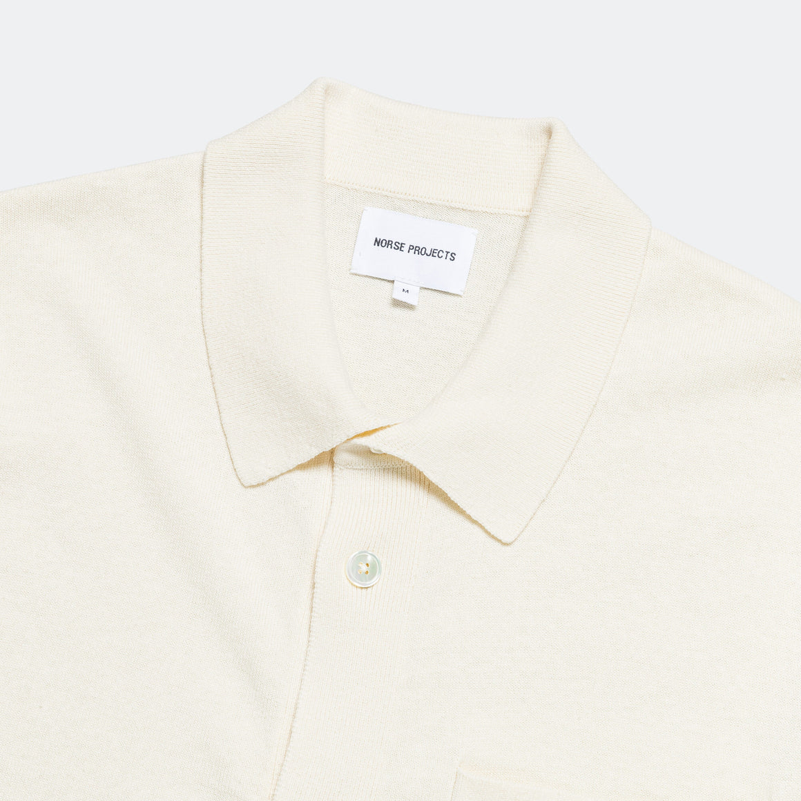 Norse Projects - Rollo Cotton Linen SS Shirt - Kit White - UP THERE