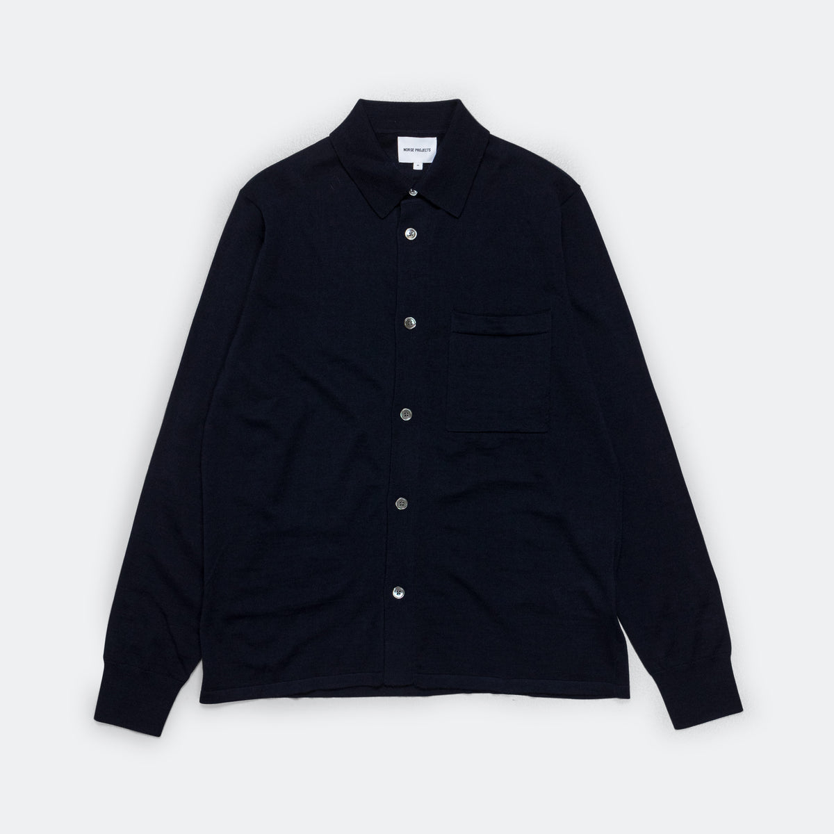 Dark Skinned Rollo Norse Rollo Tech Merino Shirt - Dark Navy | UP THERE