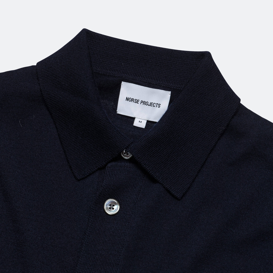 Norse Projects - Rollo Tech Merino Shirt - Dark Navy - UP THERE
