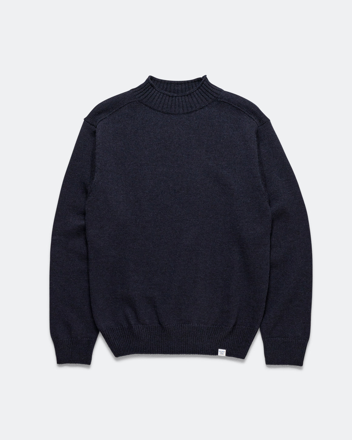 Norse Projects - Sagvatnet Wool Roll Neck Sweater - Dark Navy - UP THERE