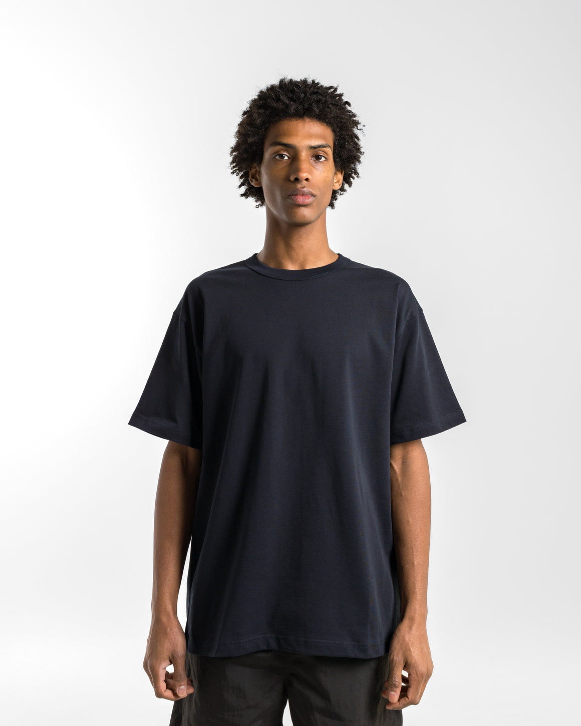 Norse Projects - Simon Organic Arch Print T-Shirt - Dark Navy - UP THERE
